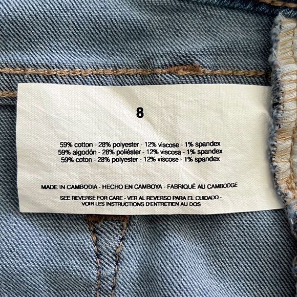 Nine West Light Wash Gramercy Crop Jeans - Picture 4 of 4